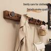 ZNMW Wall-Mounted Coat Rack with Mushroom Hooks