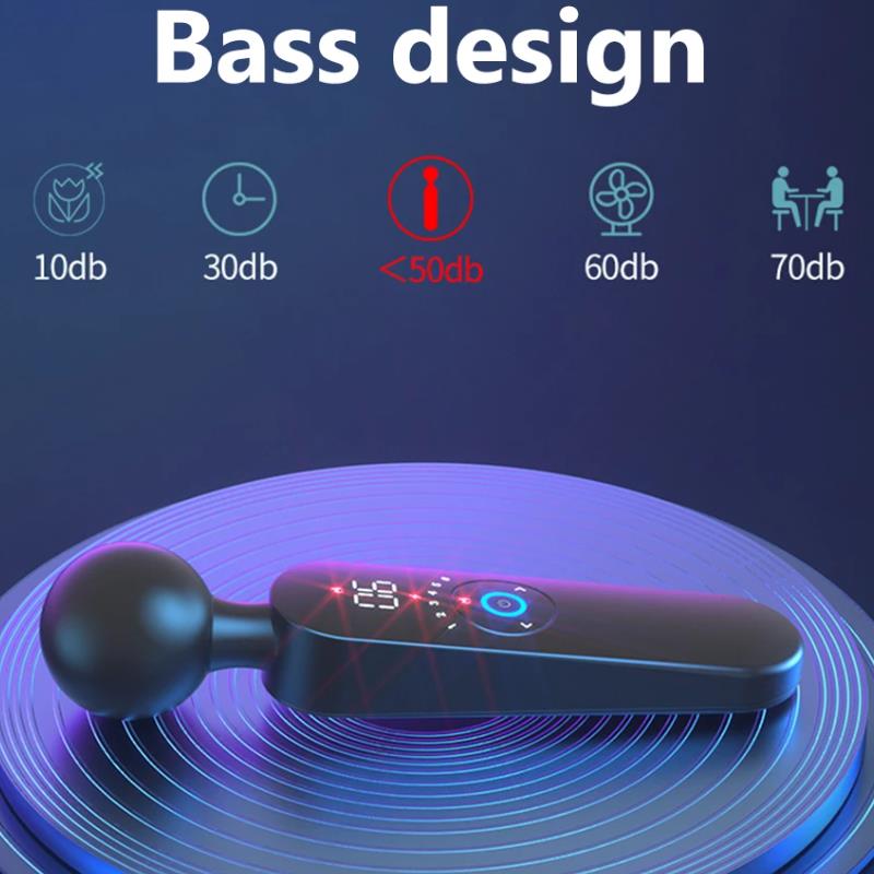 AV Magic Wand Wibrator dla kobiet Stymulator łechtaczki Ogrzewanie Mocny masażer dla kobiet Cyfrowy wyświetlacz USB Akumulatorowa zabawka seksualna