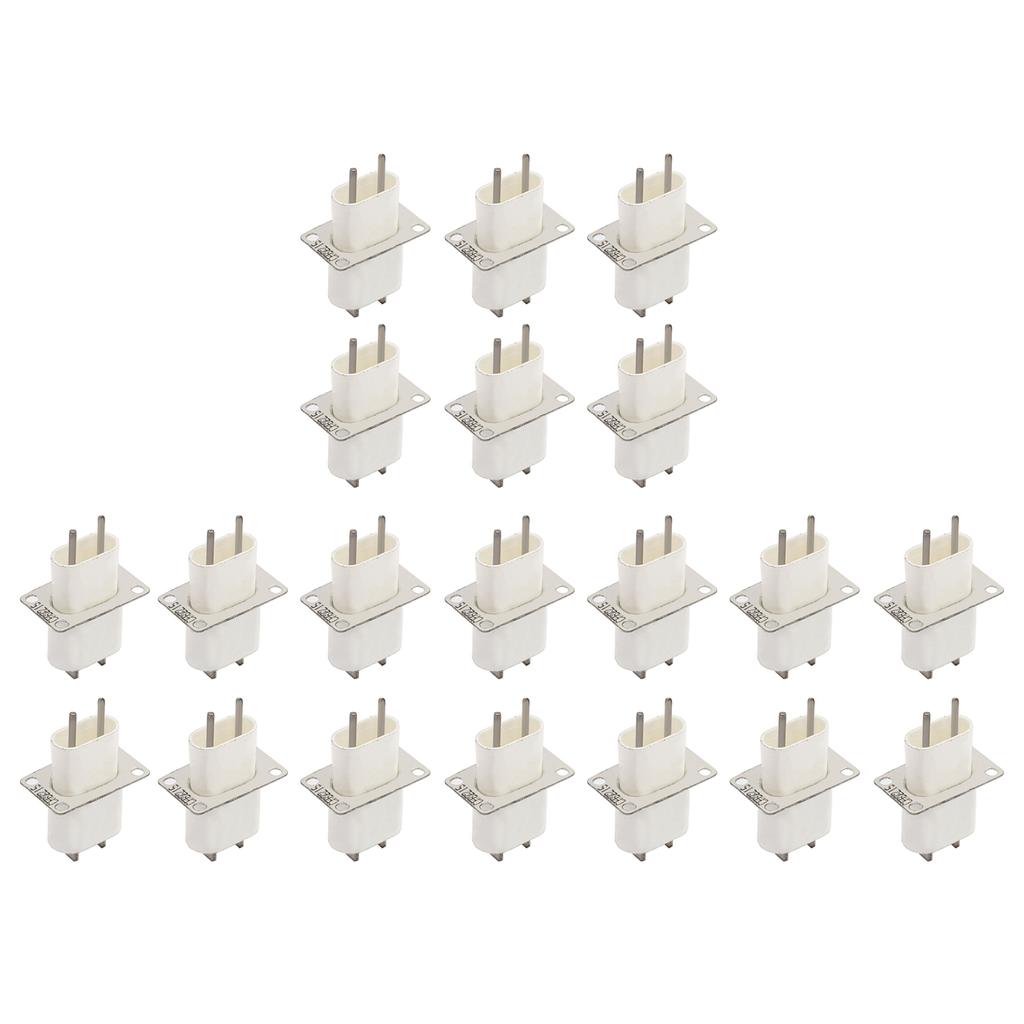 Pack of 20 Microwave Oven Magnetron Pin Sockets Spare Parts Microwave Repair Set Microwave Oven Magnetron Plug for Oven