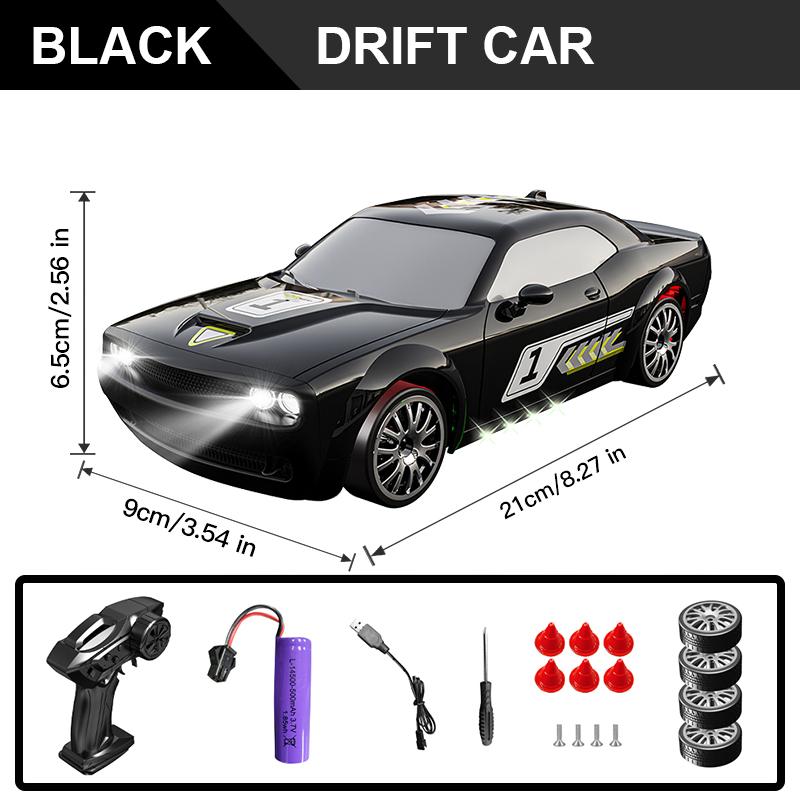 1/20 Tam Ölçekli RC Araba Rekabetçi 2.4G 4WD 15Km/h Işıklı Uzaktan Kumandalı Drift Yarış Aracı Çocuklar İçin Oyuncaklar Doğum Günü Hediyeleri