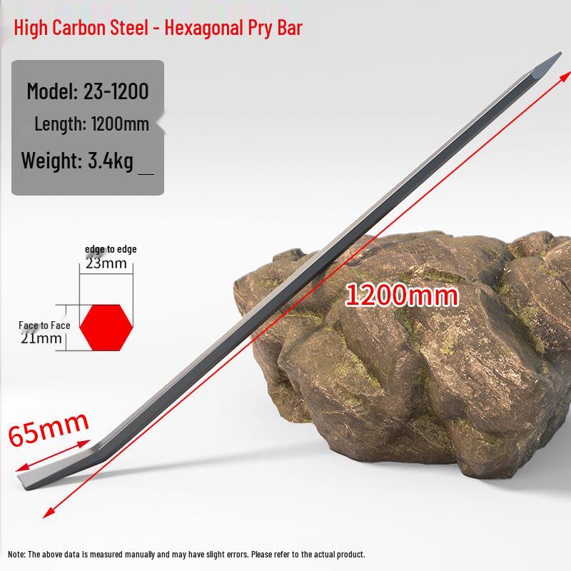 Multifunctional Heavy-Duty Steel Pry Bar with Free Shipping