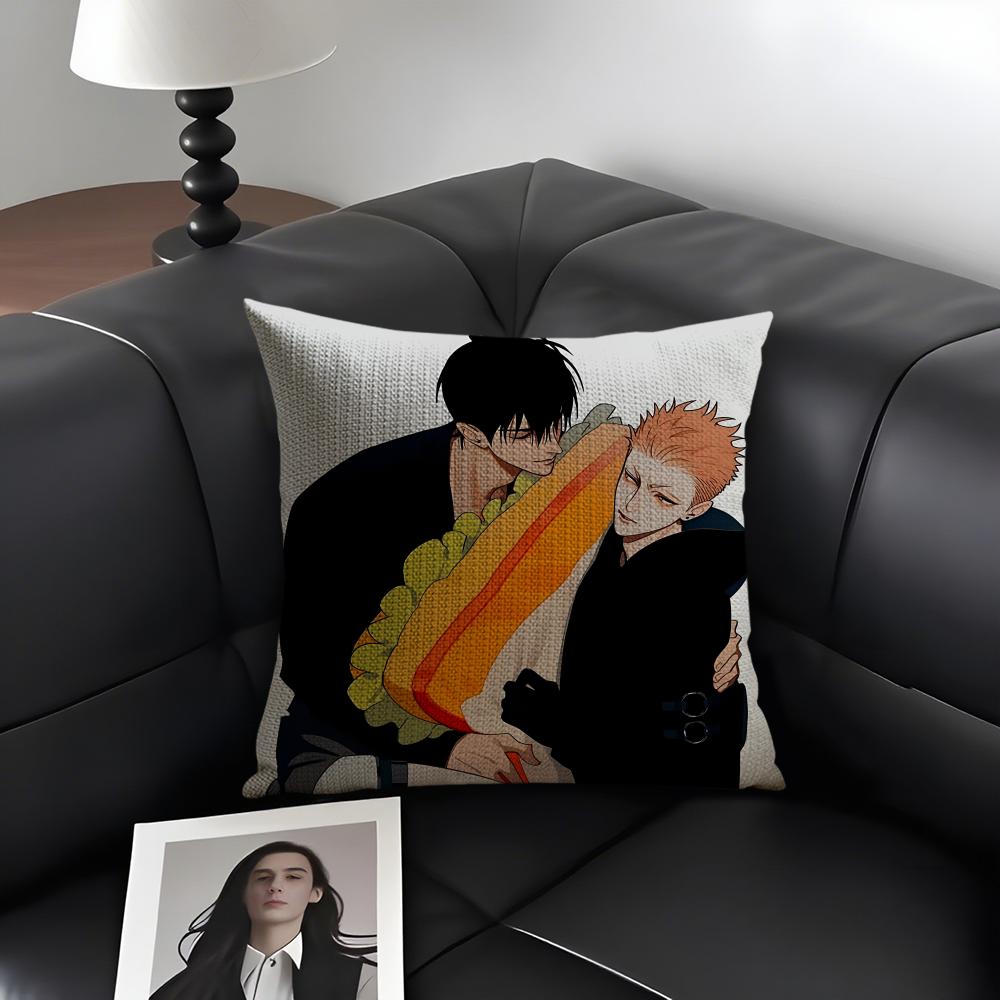 

BL 19 DDays Comics Cushion Cover Natural Linen Organic Fabric DoubleSided Printing Sofa Home Decor Gift Pillow Case 30x30cm