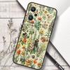 Flower Plant Art For Realme 12 13 10 11 14 Pro Plus GT 6T 6 5 GT7 Pro C61 C55 C53 C51 C21Y C25S C75 C67 Case