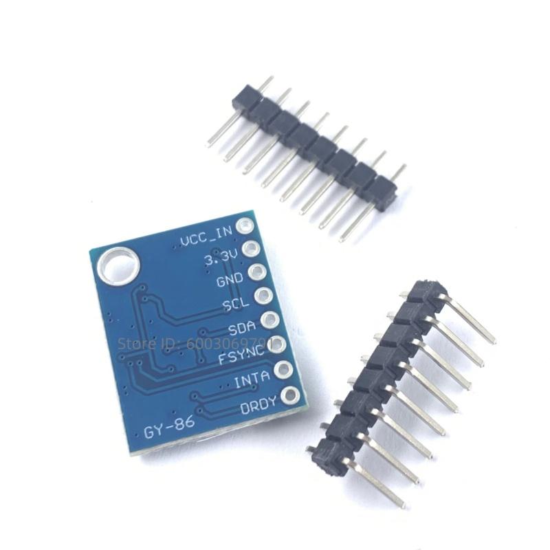 In Stock.GY-86 10DOF Module MS5611 HMC5883L MPU6050 Chip Flight Control Sensor Module 3-5V