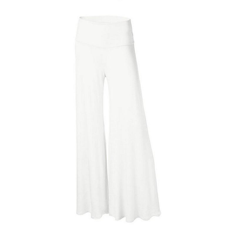 Women's Ice Silk Drape Wide Leg Pants Plus Size Yoga Pants Fitness Loose Pants