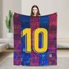 Argentina Number 10 Football Soccer Blanket Flannel Decoration Messied Portable Warm Throw Blanket for Home Couch Bedding Throws