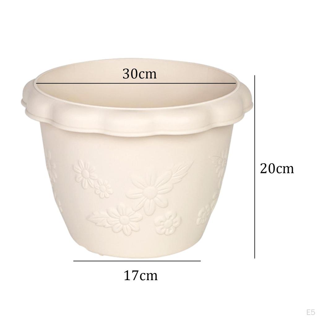 Elegant Resin Flower Planter for Indoor and Outdoor Use