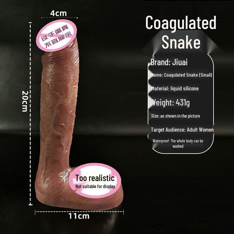Vibrador de silicone realista: Brinquedo Adulto de Carne Macia para Mulheres