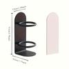 Wall Mounted Toothbrush Holder No Drilling Required, Shaver Holder Storage Rack, Spacious Toothbrush Storage Rack, Bathroom Accessories