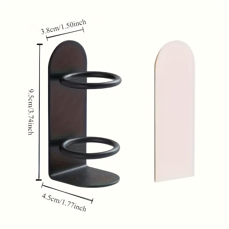Wall Mounted Toothbrush Holder No Drilling Required, Shaver Holder Storage Rack, Spacious Toothbrush Storage Rack, Bathroom Accessories