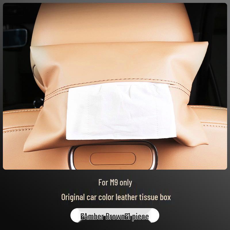 Car Seat Tissue Holder for AITO M9: Armrest Box Tissue Bag