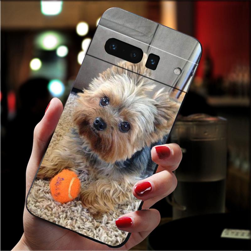 Phone Case For Google Pixel 10 9 Pro XL 9A 8 7 6 Pro Pixel 8A 7A 6A Pixel 8 7 6 5 Yorkshire Terrier Dog Puppy