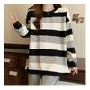 Navava Men Casual STriped Color Block Long Sleeve T shirT nT2017