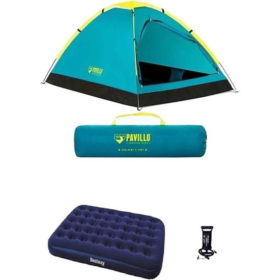 

Палатка для кемпинга + двойной надувной матрас + насос