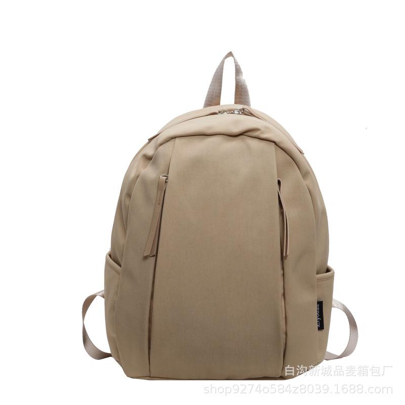 2025 New School Bag Boys High School Students College Students Junior High School Students Simple Backpack Fashion Backpack Women's Large Capacity
