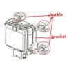 Car Front Bumper ACC Cruise Control Module Radar Bracket Support Holder For BYD QIN PRO TANG SONG MAX