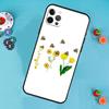 Yellow Cosmos Flowers Lavender Phone Case For iPhone 17 Air 15 14 13 12 11 16 Pro Max 13 12 mini 15 16 Plus 16e Cover Funda
