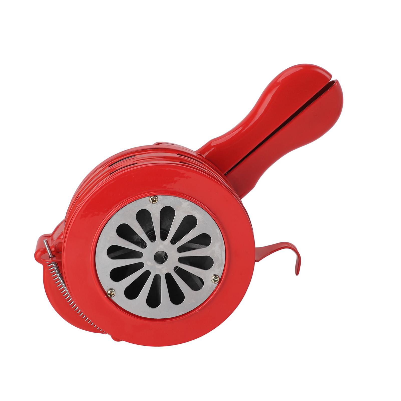 Hand Crank Alarm 110db Aluminum Alloy Portable Emergency   Manual Siren Handheld Siren Horns Alarm for Sudden   Attack