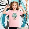 2026 Summer Hatsune Miku Y2K Retro Style Loose Printed ShortSleeved TShirt for Childrens Sporty Outfit