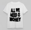 Damen Bold Statement Übergröße T-Shirt Fuel Your Fire Grafik Unisex Baumwoll-Tops