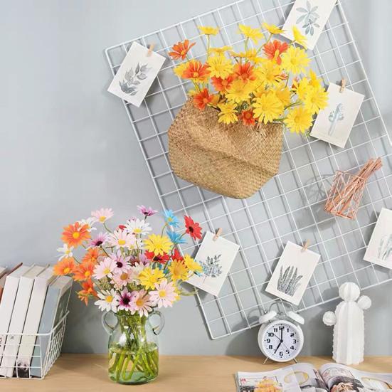 Künstliche Blumen Chrysanthemenstrauß 2 oder 5 Stiele 21 Zoll Realistisches Seiden-Kunststoff-Simulationsdesign UV-beständig Farbecht Fälschung