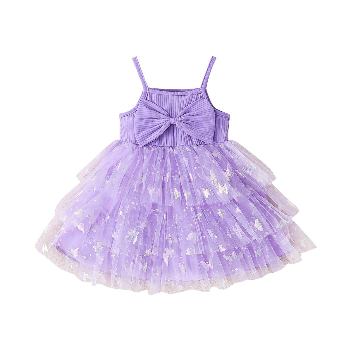 

Милое платье-халтер с бантом для девочек, летнее детское модное платье принцессы 2-3Y