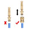 YAFEX Brass Hose Connector Kit Adjustable Hose Nozzle 1/2Inch Hose End Quick Connector 2026 Hot Sale Brand. New And High Quality