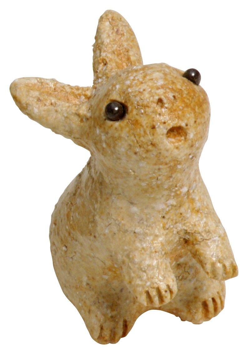

Shigaraki ware Hechimon rough clay rabbit (small) 4-0178