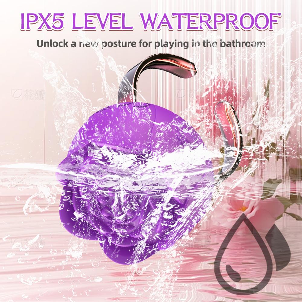 Rose Mini Größe Vibrator Ring Klitoris Nippel Stimulator Fingerringe für Frauen Vagina Massagegeräte Sexspielzeug Stimulator