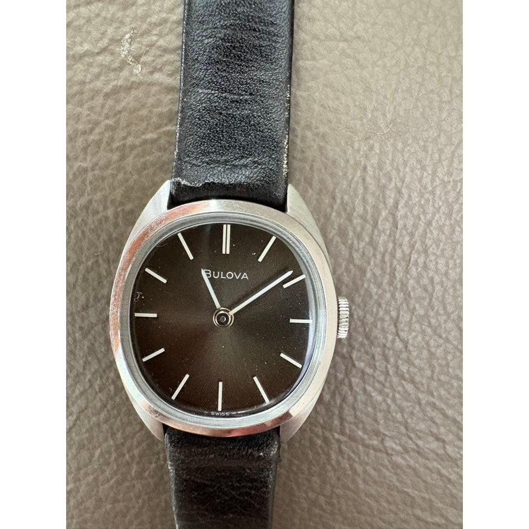 Used Rare item 1973 BVLOVA hand-wound watch unused vintage