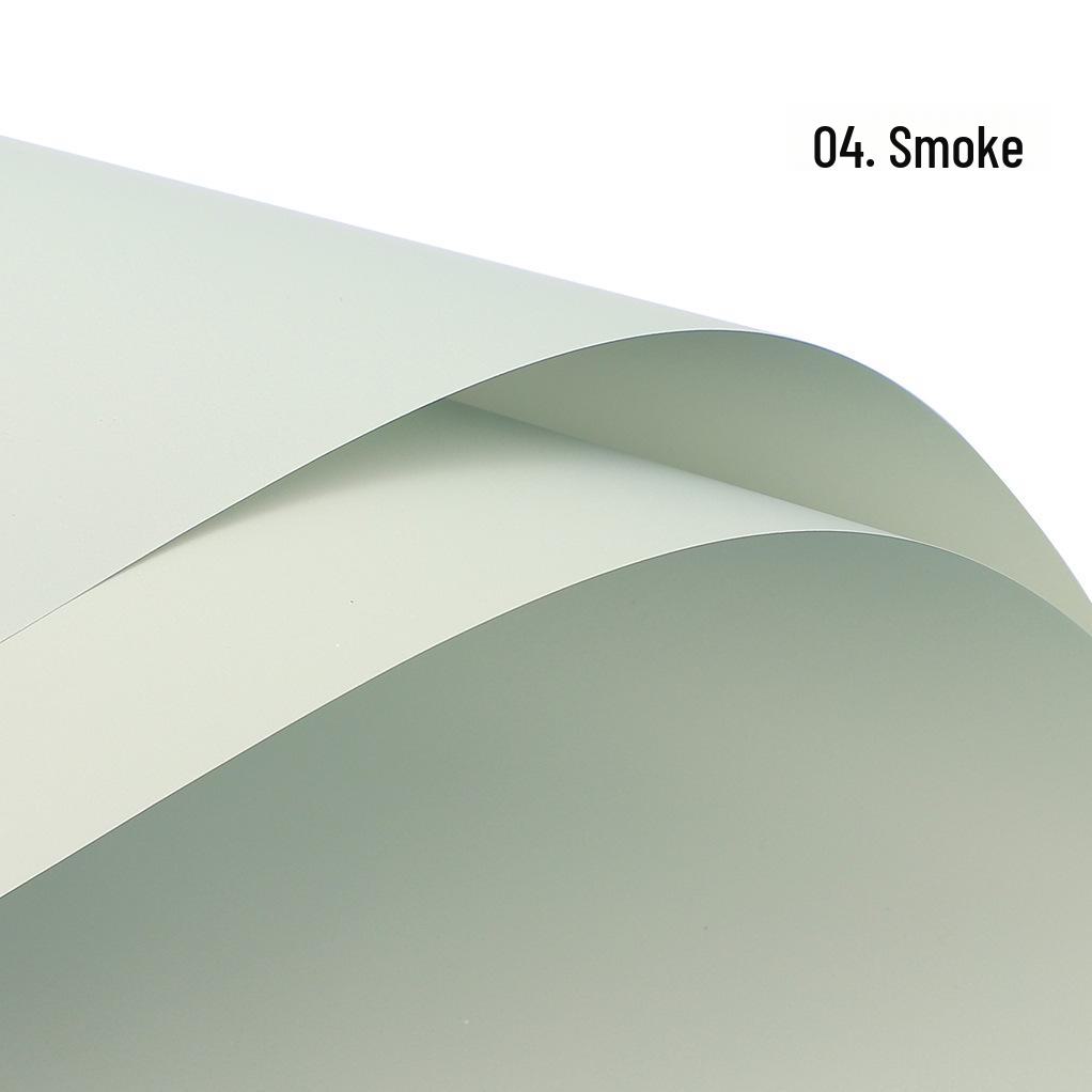 Korean Style Waterproof Flower Wrapping Paper - Pure Color Bouquet Packaging Material