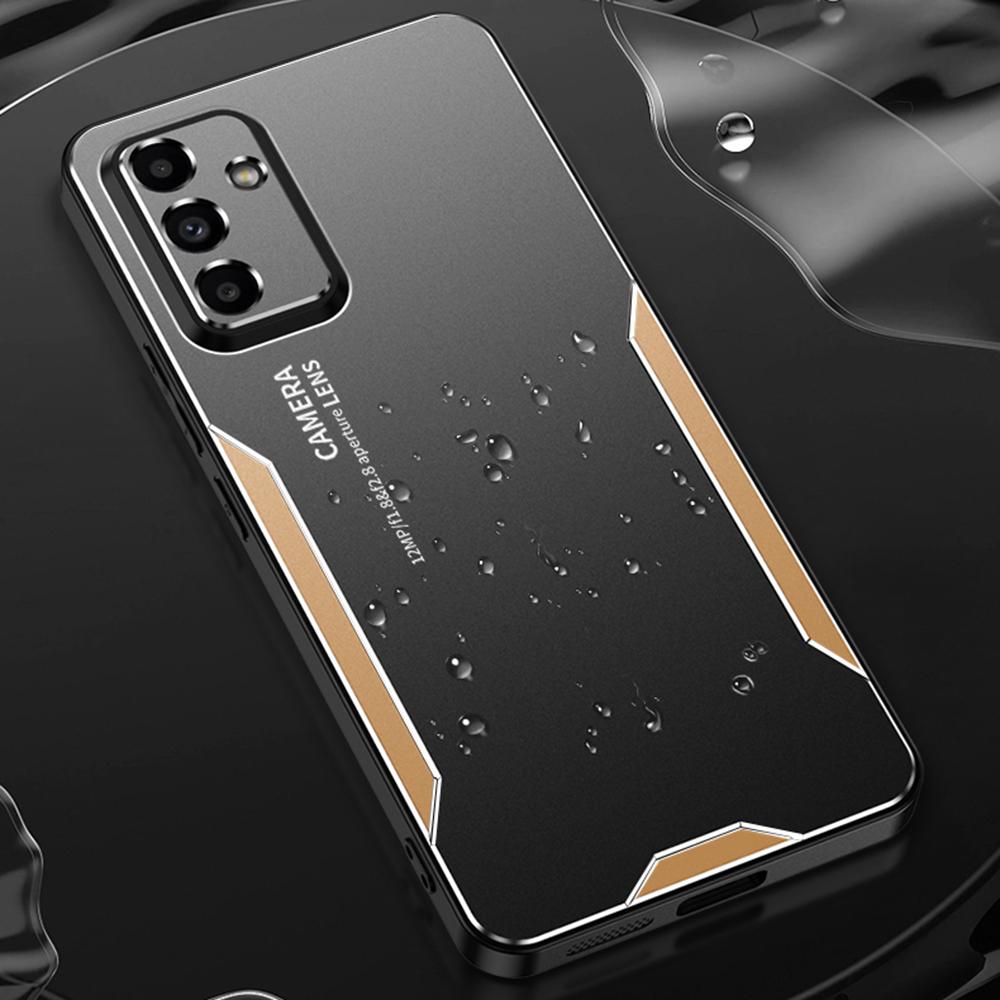 Pro Samsung Galaxy A55 5G pouzdro Hliníková slitina+TPU+PC Ochranný kryt na telefon