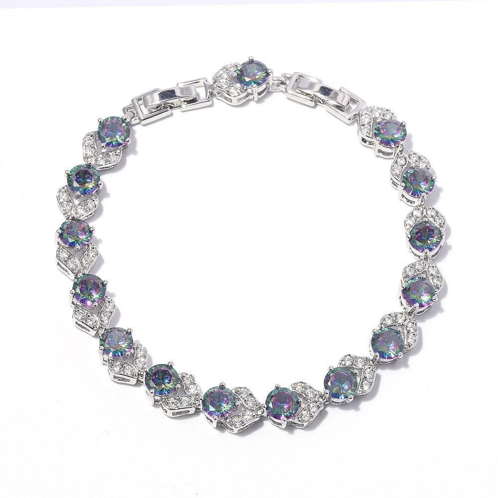 Bracelet Women'S Light Luxury Versatile Temperament Jewelry Zircon Adjustable High Value Jewelry Tide Jewelry