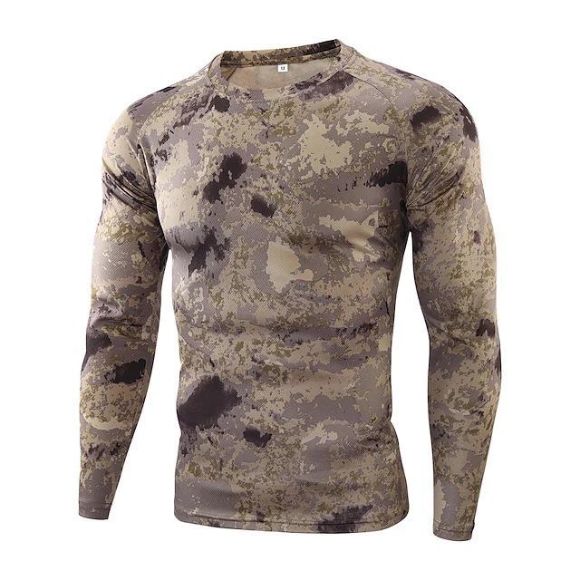 2025 Men's European and American Digital Retro 3D Printing Casual Long-sleeved Crew Neck T-shirt Sports Jumper Sweater