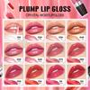 1Pc Glossy Shimmery Lip Gloss, Long-Lasting Hydrating Lip Stain with High-Color Pigment
