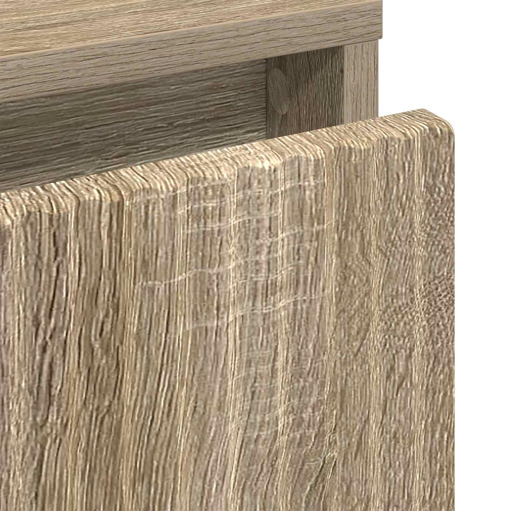 Nightstand Sonoma Oak 63.5 X 36 X 61 Cm Particleboard