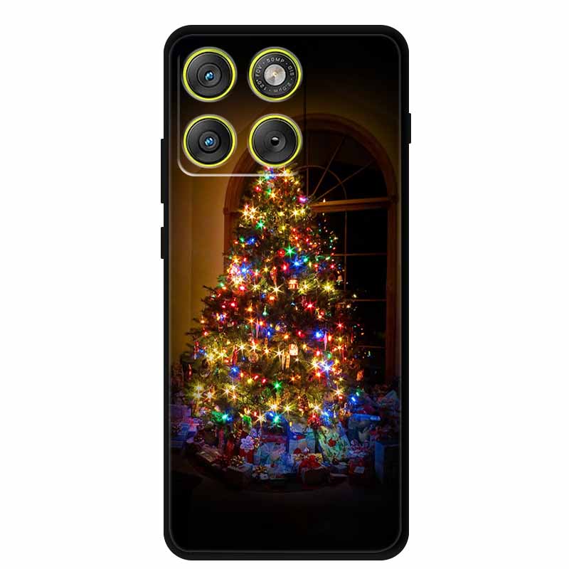 Christmas Phone Cases For Motorola Edge 70 5G Case Silicone Soft Back Cover Christmas Tree for Moto X70 Air 5G Edge70 Back Cover
