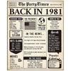 Stylish And Vintage 80th Birthday Wall Poster Decor Birthday Decorations For Vintage Wall Wall Art
