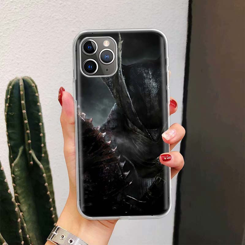 Bloodborne Spiel Für iPhone 17 Air 16 15 14 Plus 13 Mini 12 11 Pro Max Handyhülle 16E 7 Druck 8 SE Fundas Hülle Weiche Hülle 16 15