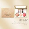 All-in-one Makeup Palette with Eye Shadow, Contouring, Blush, Highlighter, and Eyelid Brightening In One; Versatile Makeup