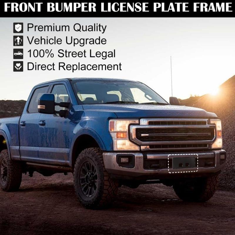 Direct Fit License Plate Mounting Bracket Part Number LC3Z17A385AB Replacement Parts For F250 F350 Models
