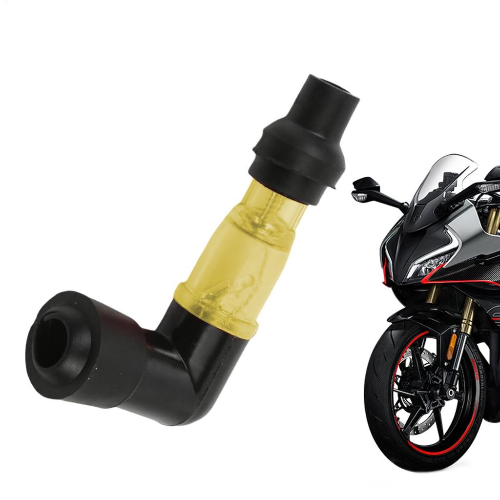 Motorcycle Flash Spark Plug Cap Flashing Spark Plug Resistor 90 Degree Flashing Spark Plug
