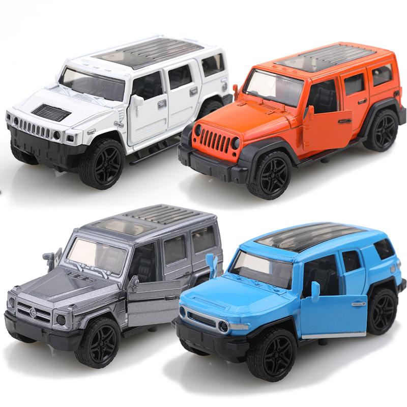 (Bagged) 1:38 Hummer Die-cast Model Car, Off-road Vehicle, Boy's Toy Model, Car Ornament, Children's Toy.
