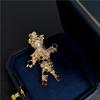 Retro Scarecrow Needled Pearl Accessory Brooch