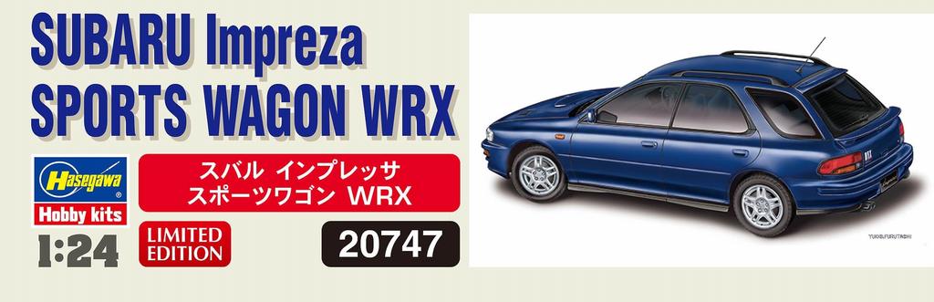 Hasegawa Subaru Impreza Sport Wagon WRX Plastic Model Kit 20747 1/24 (Automobile)