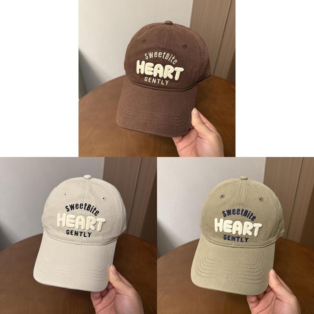 Casual Baseball Cap With Embroidered Letters For Summer Sun Protection And Sunshade