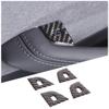Carbon Fiber Door Lock Button Sticker Trim For Tesla Model 3 -24