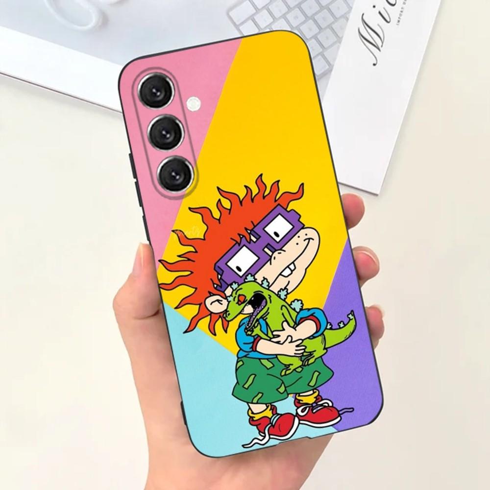 Rugrat Chuckie Angelica  Phone Case For Samsung S25,S24,S21,S22,S23,S30,Ultra,S20,Plus,Fe,Lite,Note,10,9,5G Black Cover
