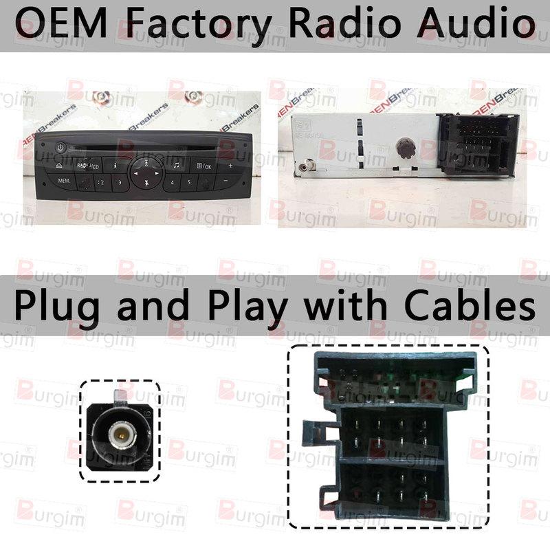 16PIN Android Radio Harness Wire Canbus Decoder For Renault Megane 2 II Clio 3 Lutecia Car Stereo Power Cord Cable Connector