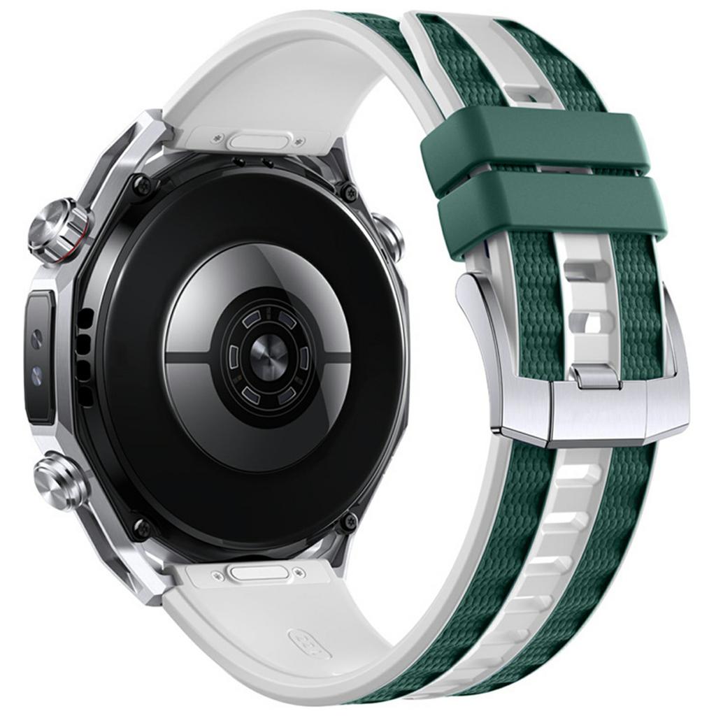 22mm Dual Color Watch Band for Huawei Watch GT 5 Pro/5/4/ 46mm/Watch 4 Quick Release Silicone Strap
